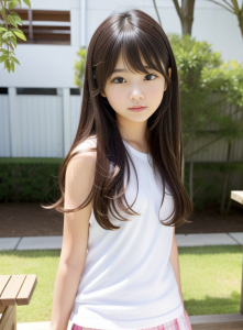 かわいすぎる小学6年生 JS AI画像 | 美っくらぶ-AI