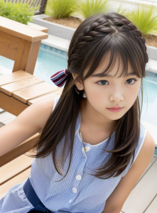 美少女JS 超かわいい小学生 AI画像 | 美っくらぶ-AI