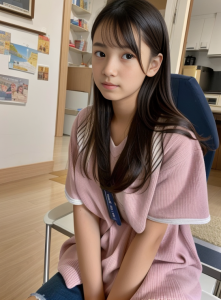 美少女JS 超かわいい小学生 AI画像 | 美っくらぶ-AI